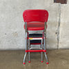 Cosco Stylaine Retro Chair Step Stool with Pull-Out Seps