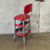 Cosco Stylaine Retro Chair Step Stool with Pull-Out Seps