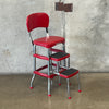 Cosco Stylaine Retro Chair Step Stool with Pull-Out Seps