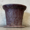 Mid 1800's Cast Iron Mortar / Planter