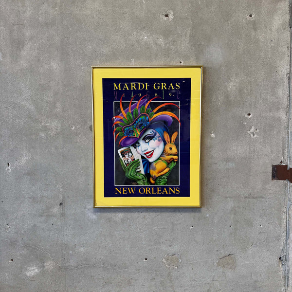 Mardi Gras Framed Poster By Andrea Mistretta