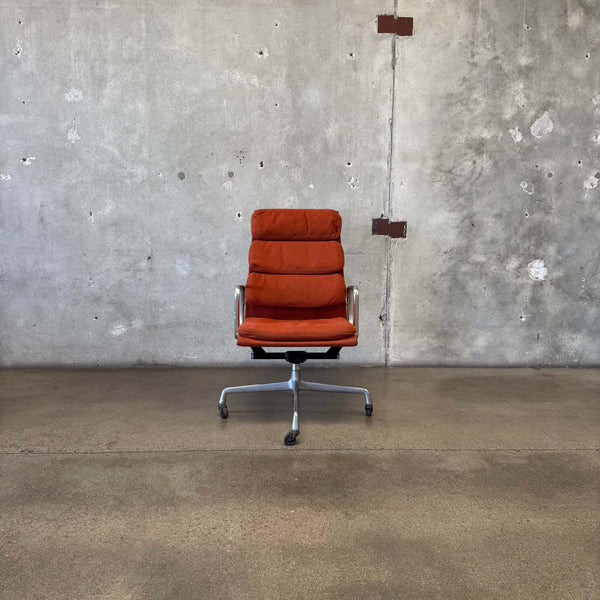 Vintage Eames Soft Pad Chair For Herman Miller