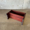 Solid Walnut Side Table / Bookcase