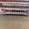 Vintage Industrial Shoe Rolling Rack #1