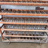 Vintage Industrial Shoe Rolling Rack #1