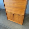 Danish Tambour Door Teak Cabinet By Clausen Mobler