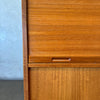 Danish Tambour Door Teak Cabinet By Clausen Mobler