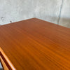 Danish Tambour Door Teak Cabinet By Clausen Mobler