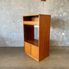 Danish Tambour Door Teak Cabinet By Clausen Mobler