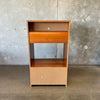 Danish Tambour Door Teak Cabinet By Clausen Mobler