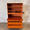 Vintage Danish Teak Cabinet By Lyby Mobler With Key