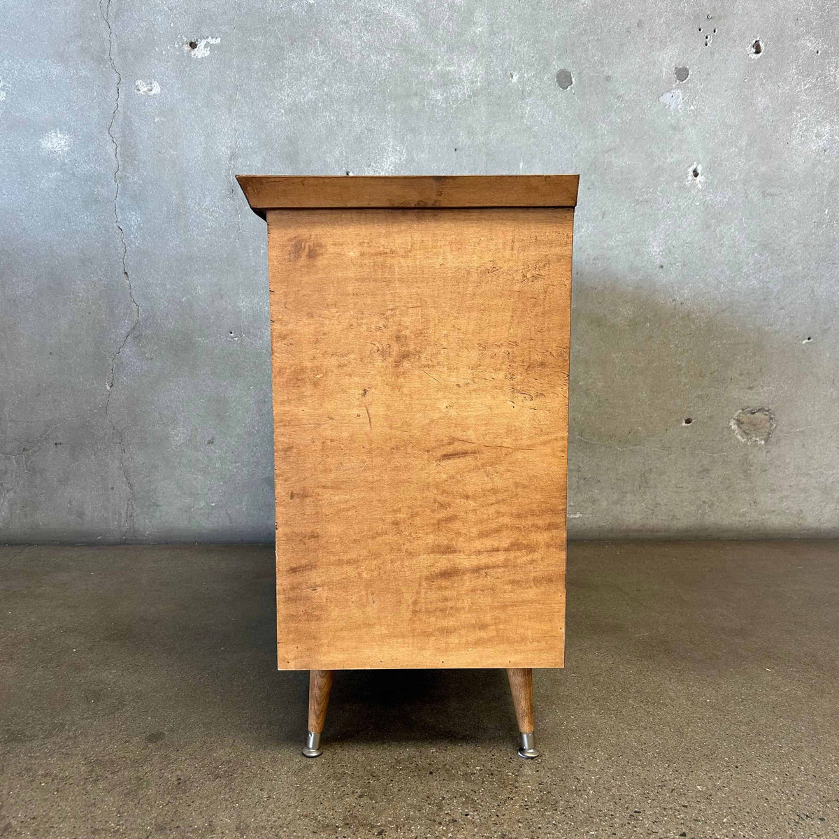 Stereo Turntable Console w/ Record Storage