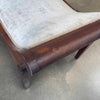 Antique Solid Mahogany Chaise Lounge Day Bed