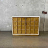 Vintage Cabinet Gold Leaf & Marble