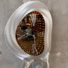 Mid Century Infinity Mirror Lamp / Clock - Alex Kovacs / James Hill Style