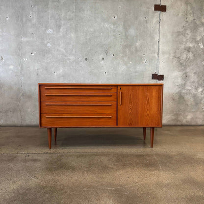 Danish Modern Teak Credenza - No Key