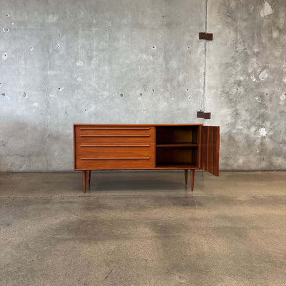 Danish Modern Teak Credenza - No Key