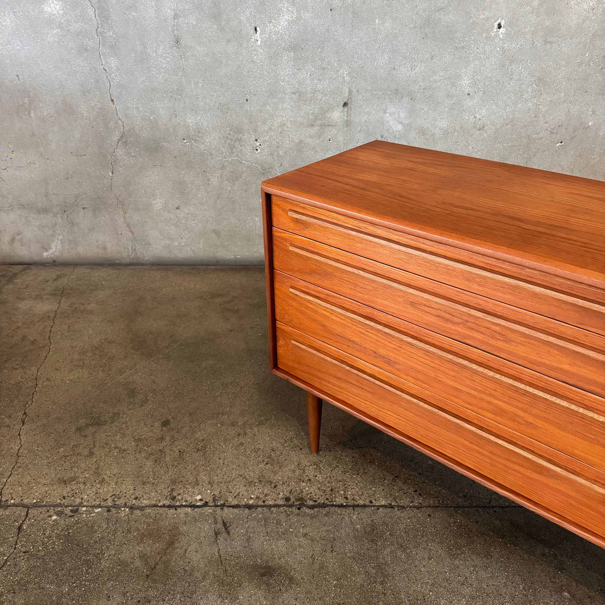 Danish Modern Teak Credenza - No Key