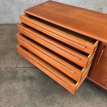 Danish Modern Teak Credenza - No Key
