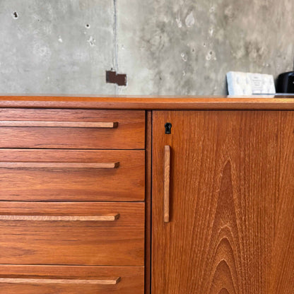 Danish Modern Teak Credenza - No Key