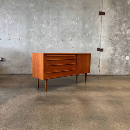 Danish Modern Teak Credenza - No Key