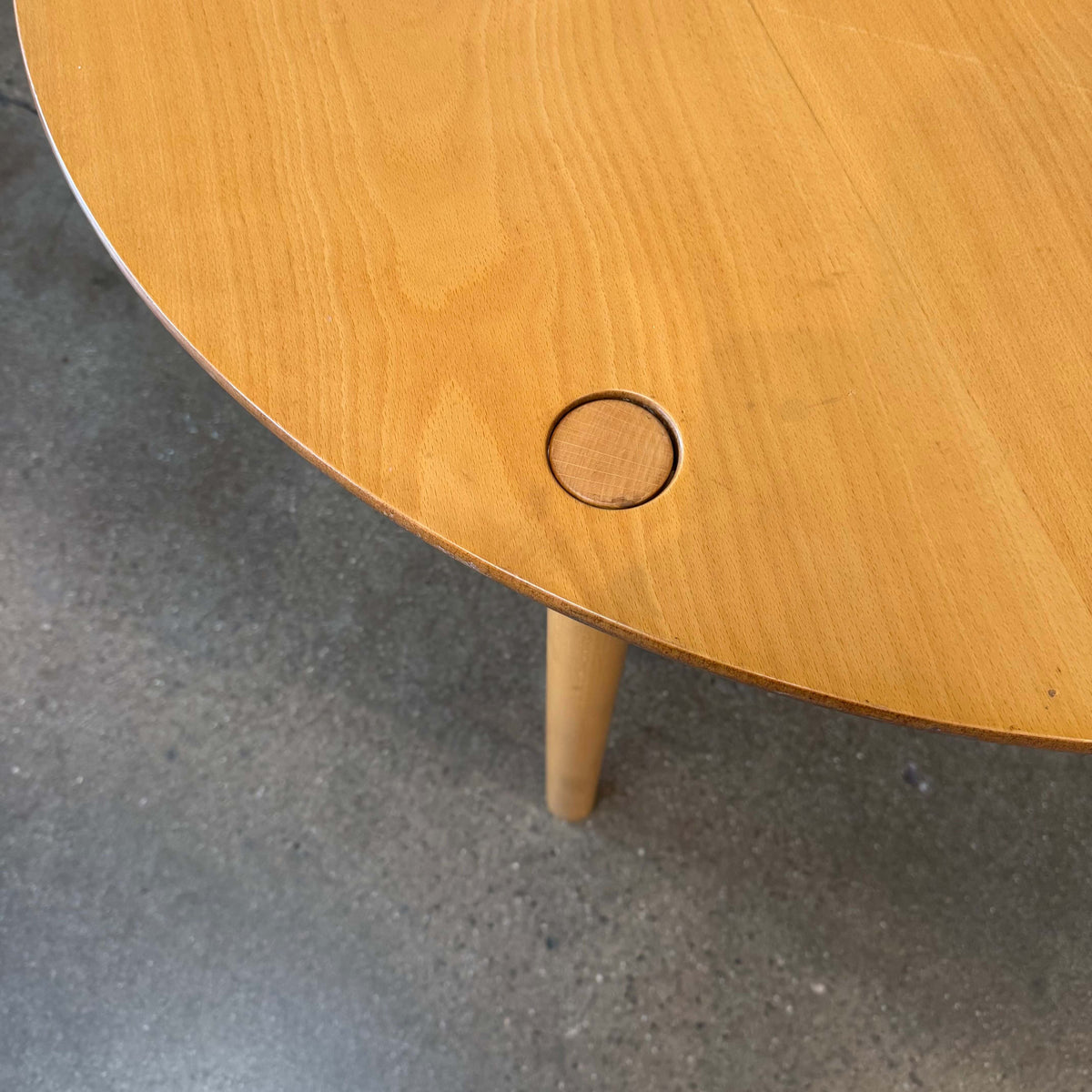 Danish Modern Flip Top Dining Table By FDB Mobler