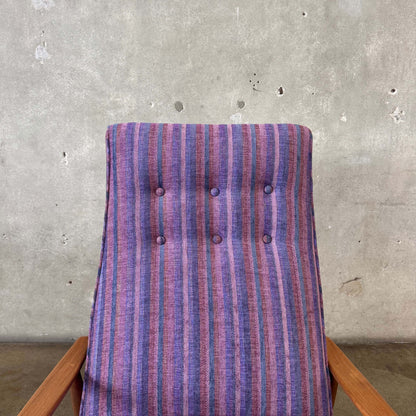 Mid Century Modern Reclining Lounge Chair By Milo Baughman for James Inc