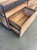 West Elm Industrial Media Storage Acacia Wood