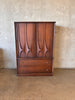 Mid Century Modern Broyhill Brasilia Walnut Gentlemen's Dresser