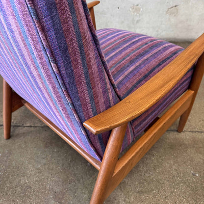 Mid Century Modern Reclining Lounge Chair By Milo Baughman for James Inc