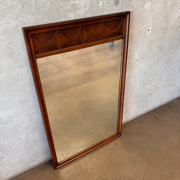 Mid Century Modern Broyhill Brasilia Walnut Mirror