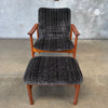 Mid Century Alf Svensson Arm Chair & Ottoman