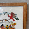 Vintage Crewel Bird Art