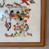 Vintage Crewel Bird Art