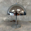 Mid Century Modern Chrome Dome Mushroom Table Top Lamp