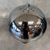 Mid Century Modern Chrome Dome Mushroom Table Top Lamp