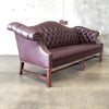 Leather English Chesterfield Tufted Sofa