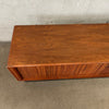 Mid Century Modern Tambour Door Credenza By Barzilay