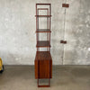 Mid Century Modern Walnut Wood Bookshelf By Barzilay