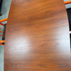 Vintage Light Walnut Dining Table With One Leaf