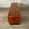 Mid Century Modern Tambour Door Record Storage Credenza By Barzilay