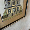 Vintage Needlepoint Victorian House