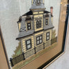 Vintage Needlepoint Victorian House