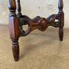 Antique Oak Triangle Plant Stand