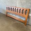 King Size 1950s Mid Century Modern Headboard By Heritage