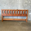 King Size 1950s Mid Century Modern Headboard By Heritage