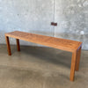 Vintage Oak Entryway Table Parsons Console