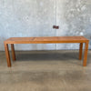 Vintage Oak Entryway Table Parsons Console