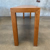 Vintage Oak Entryway Table Parsons Console