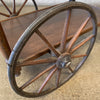 Antique Arts & Crafts Oak Bar Cart Circa 1900s